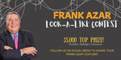 Frank Azar Announces Exciting Halloween Costume Contest with a $5,000 Grand Prize!